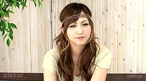 Kokoros Beautiful Shaved Pussy Close Up Masturbation In Cute Japanese Style