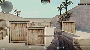 Hey, this counter player with 1500 hours gets fucked by a 250-hour newbie. Wild blowjob action!