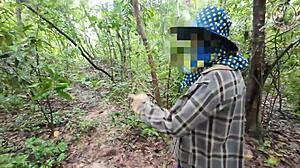 Do you think these amateur thai villagers enjoy rough sex in the forest publicly?