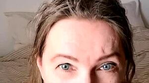 Surprise visit turns into shocking step son-in-law and mom-in-law intimate pov sex with big tits