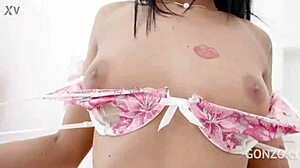 Czech Adelle Sabelle Takes Intense Airtight DP From Monster Big Black Cocks In Outdoor Public Scene! She Swallows Three Loads After Deepthroat And Gaping Anal Assfucking!