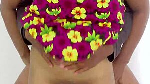 Horny Asian babe with big ass and shaved pussy gets rough sex from boyfriend.