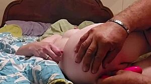 Why Not Bounce Tits While Toying Ass and Pussy?