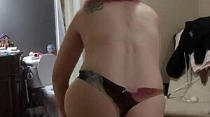 subsecretary undresses in curvy workout session