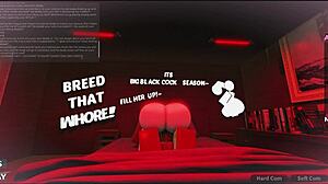 Cheating bitch takes first big black cock in ass