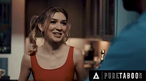 pure taboo coach milf cory chase invites petite 18+ cheerleader lookalike over to please pervert husband with ffm group action