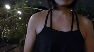 SHEMALE TING XUAN EXPOSED OUTDOORS!