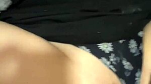 Milf Masturbates with Cucumber to Huge Squirting Orgasm on Big Tits!