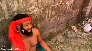 slutty african wife seeks solution but ends up bent over in doggystyle fuck