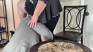 Business Meeting Turned into Black Cock Blowjob by Horny Sex with BBW SSBBW Big Ass Blonde Milf Secretary Boss Eating Pussy in Office Big Cumshot on Tits Big Load