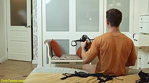 Surprised by busty extreme sexy stepmom