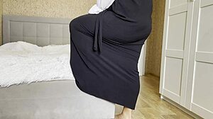 arab stepmom craved my attention and felt it deeply in her embrace