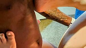 Why does busty blonde chubby milf ride big black cock in cowgirl compilation with fat ass and natural tits?