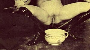 my secret life vintage lesbian bondage with hairy pussy beaver and antique fetish