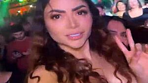 Epa Colombia Flashes Her Big Tits in Live Outdoor Public Display for Sexy Thrill
