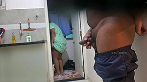 hidden cam recorded flashing dick to maid sushmitha with blowjob