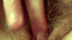 Subtle hints of my hand exploring hairy beaver and mommy pussy in solo play