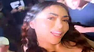 Epa Colombia Flashes Her Big Tits in Live Outdoor Public Display for Sexy Thrill