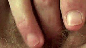 Subtle hints of my hand exploring hairy beaver and mommy pussy in solo play