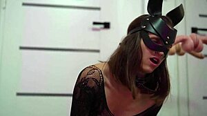 Why am I sucking two huge dildos and riding one for orgasm?