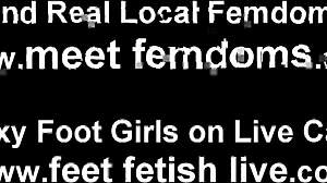 Jerk Your Cock While Watching Our Sexy 18+ Feet In Footjob Action