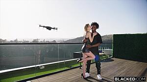 This blonde takes thick BBC in deepthroat blowjob and cowgirl riding