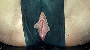 Long-legged beauty in bodysuit takes hard anal fuck and swallows cum in mouth