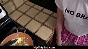 personal-neutral lucky step dad with his two step daughters