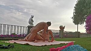 Oiled Blonde Slut Gets Nasty Hardcore Double Penetration!