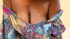 Anna Maria mature Latina tries new sundress