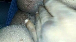 SUCKING & FINGERING WIFES PUSSY at Rest Stop as Ebony BBW