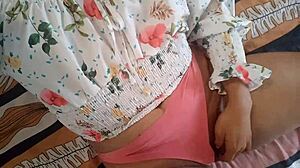 Horny brunette shares some real homemade amateur pleasure fun