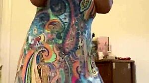 Anna Maria mature Latina tries new sundress