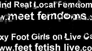 Jerk Your Cock While Watching Our Sexy 18+ Feet In Footjob Action