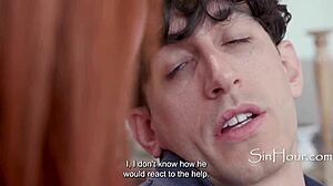 Stepson Caught By Redhead Mother In Law