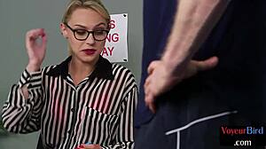 So this joi british voyeuristic babe is teasing the guy in a fun way.