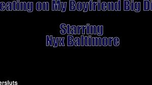 huge tit 18 year old cheats with handjob on phone