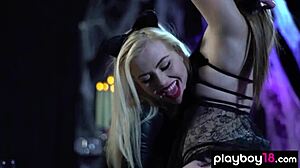 Petite Lesbian Goth Teen 18+ Summer Day Oils Up French Milf Mistress Alyson