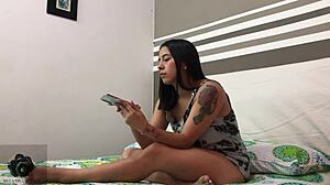 rico sexo lésbico de colombianas culonas with big ass babes in close up couple action