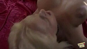 Watch This Horny Blonde With Big Tits Lick Pussy And Ride In Cowgirl Anal Action!