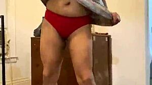 Anna Maria mature Latina tries new sundress