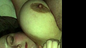 Cumming On Wife's Face Slowmo Handjob Huge 42f Tits!