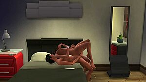 indian girl santu teases upskirt bent over spooning