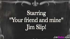 Watch this sexy amateur get covered in hot cum!