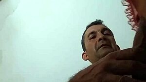 he caught me in the bathroom and we had fun with cum fucking blowjob pussy action