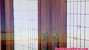 Busty Squirting Babe Sucks and Pounds Cock