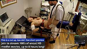 the new immigration policy s korean edition features mina moon as petite asian nurse in hospital with blonde blowjob and brunette face fucking