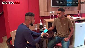 I watch Fá Welter as the naughty neighbor in Brazilian scene