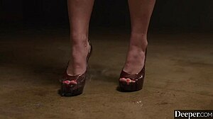 deeper session where curvy goddess vic marie faces intense domination and hard fucking