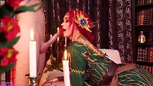 Triss Merigold takes real cock in cosplay